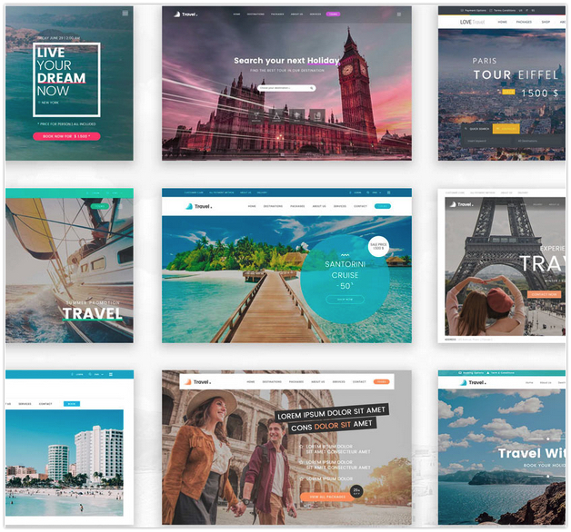 Diseño de paginas web para agencias de viajes